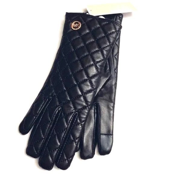 MICHAEL MICHAEL KORS
Quilted Leather Gloves, black - Picture 1 of 5
